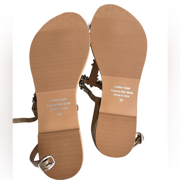 Wedding Sandals. Beige - Picture 5 of 5